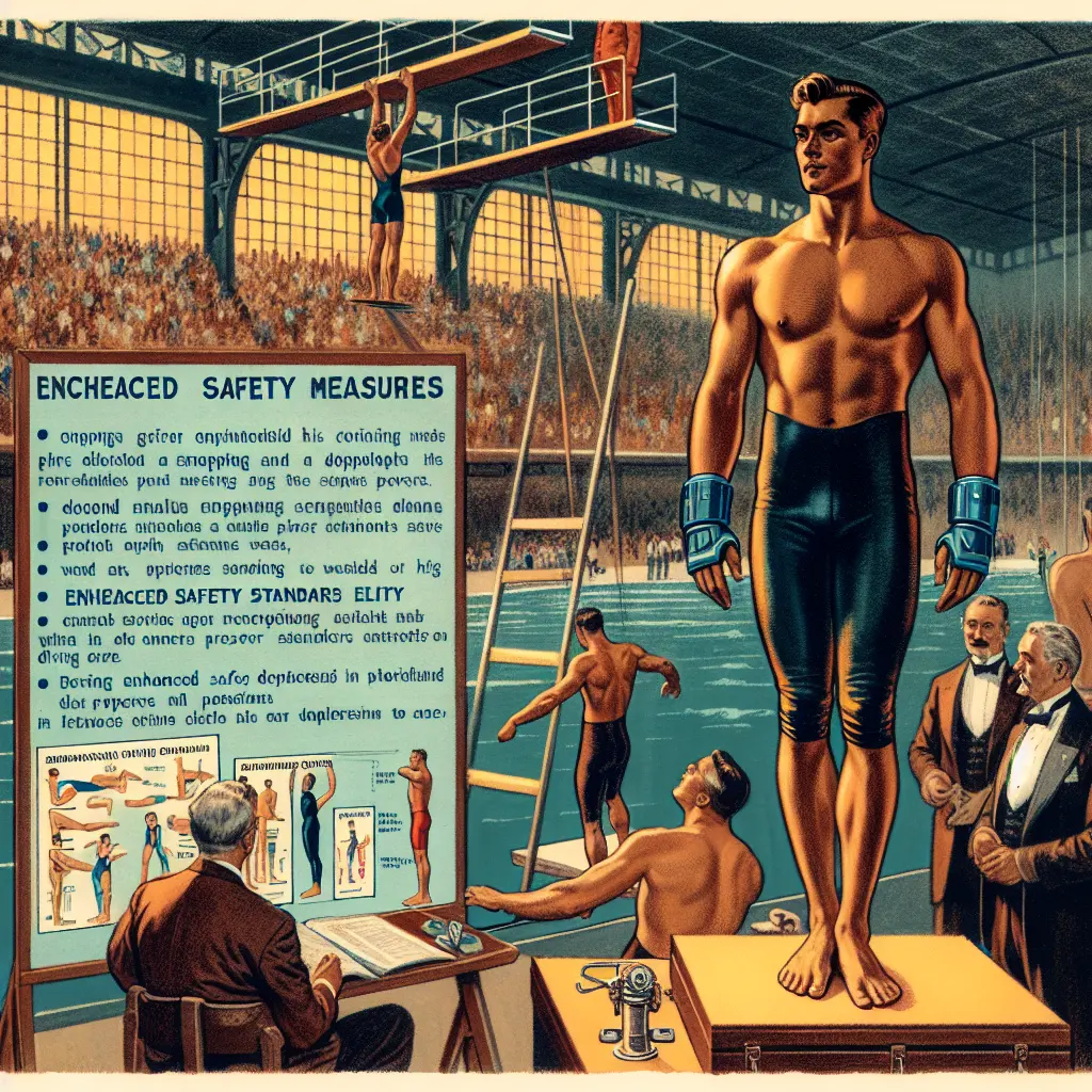 Representation of Tom Daleys Role in Enhancing Diving Safety Standards